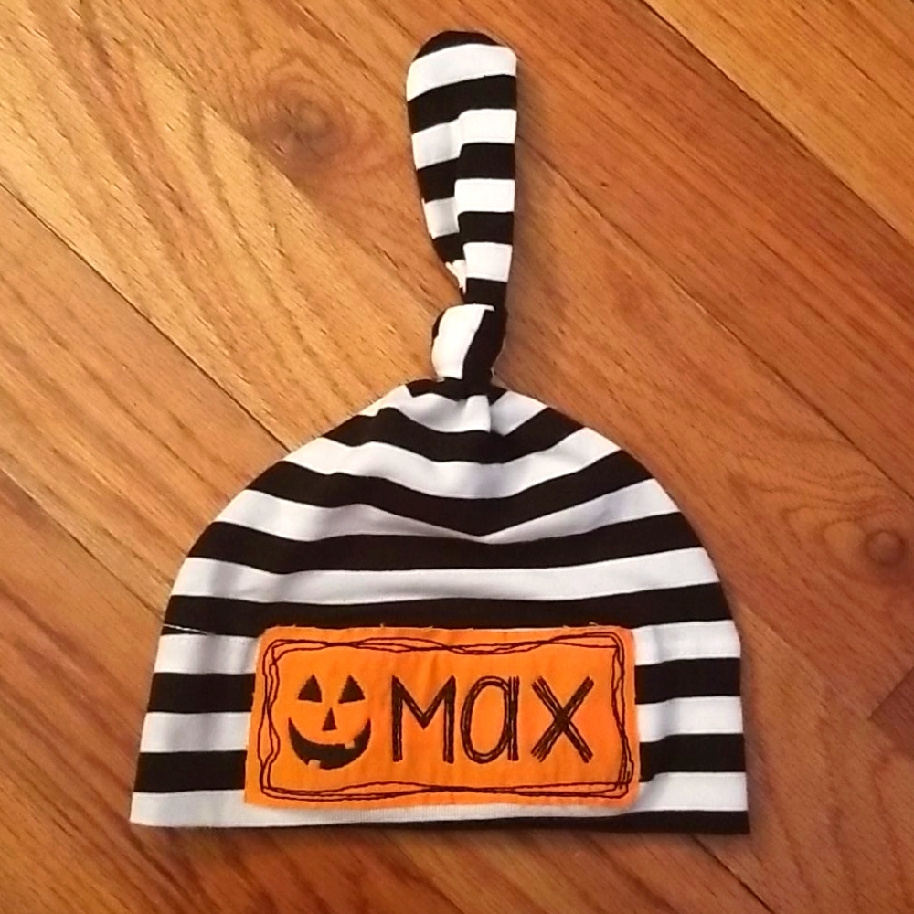 "Max" Halloween infant hat